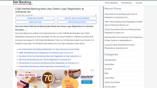 
                            10. CUB Net Banking New User Online Login Registration at ...