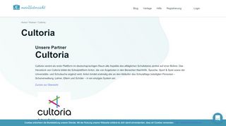 
                            5. Cultoria | meinUnterricht.de