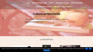 
                            8. Cultura al Femminile - Donne. Semplicemente.