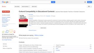 
                            9. Cultural Compatibility in Educational Contexts: Japanese ...