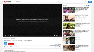 
                            3. Cupid Game With Ken Mungai & Lornah Saina - YouTube