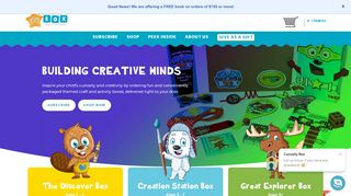 
                            5. Curiosity Box Kids | Kid Craft Activity Subscription …