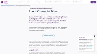 
                            8. Currencies Direct money transfers | MoneySuperMarket