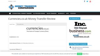 
                            9. Currencies.co.uk / Foreign Currency Direct Money Transfer ...
