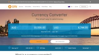 
                            2. Currency Converter & Free Live Exchange Rate Calculator | OFX