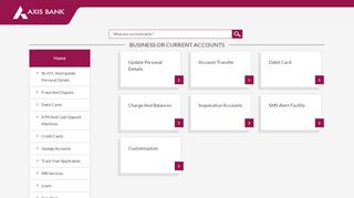 
                            7. Current Accounts - application.axisbank.co.in