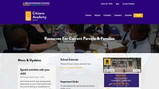 
                            8. Current Families – Citizens Academy East | Breakthrough Schools