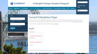 
                            2. Current Fulbrighters - Fulbright Foreign Student Program