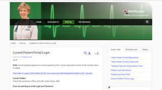 
                            5. Current Patient Portal Login - AllMedPhysicians