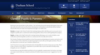 
                            3. Current Pupils & Parents: Durham School: independent day and ...