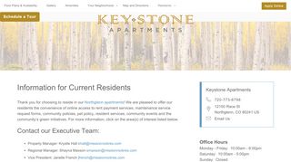 
                            2. Current Residents | Keystone Apartments