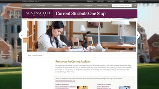 
                            6. Current Students - Agnes Scott College