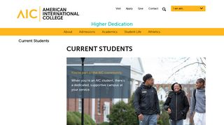 
                            6. Current Students | American International College