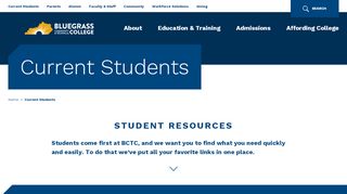 
                            5. Current Students | BCTC