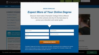 
                            5. Current Students | Champlain College Online