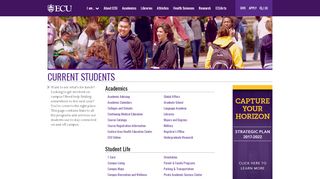 
                            2. Current Students | East Carolina University