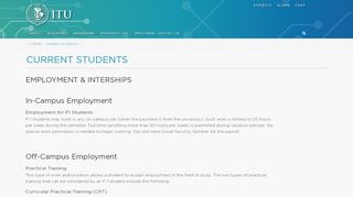 
                            1. Current Students | International Technological University