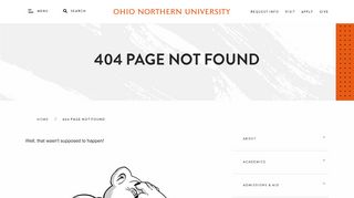
                            2. Current Students | Ohio Northern University