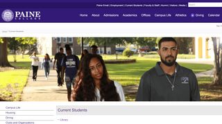 
                            2. Current Students - Paine College