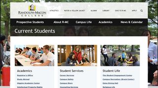 
                            1. Current Students :: Randolph-Macon College
