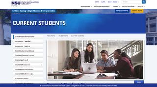 
                            6. Current Students | Resources - Huizenga College of Business - Nova ...