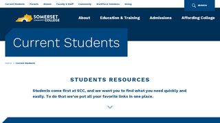 
                            8. Current Students | SCC - somerset.kctcs.edu