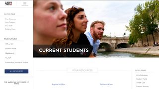 
                            4. Current Students | The American University of Paris