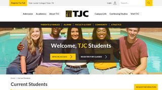 
                            1. Current Students - TJC - Tyler Junior College