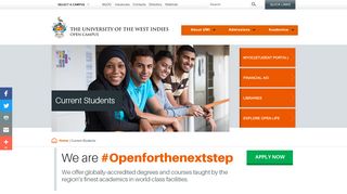 
                            8. Current Students | www.open.uwi.edu