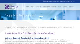 
                            9. Current Suppliers - theresourcegroup.com