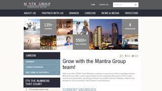 
                            7. Current Vacancies - Careers - Mantra Group