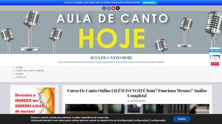 
                            7. Curso De Canto Online (ALÉM DA VOZ) É Bom? …