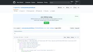 
                            4. curso-javaee-primefaces/Login.xhtml at master ... - GitHub