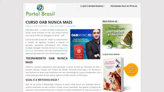 
                            4. Curso OAB Nunca Mais - Portal Brasil