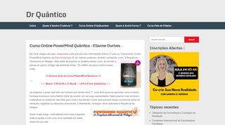 
                            2. Curso Online PowerMind Quântico - Elianne Ourives - Dr ...