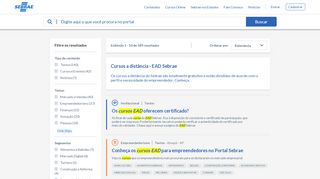 
                            4. Cursos a distância - EAD Sebrae
