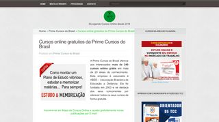 
                            6. Cursos online gratuitos da Prime Cursos do Brasil