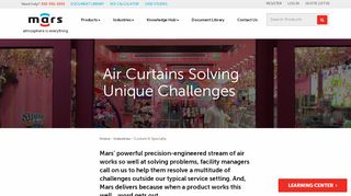 
                            9. Custom Air Curtain Systems | Mars Air Systems