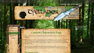 
                            1. Custom Characters Page | Tyellador | Obsidian Portal