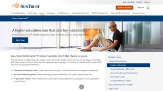 
                            2. Custom Choice Loan | SunTrust Student Loans - SunTrust Bank