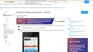 
                            4. Custom Facebook Login Button - Android - Stack Overflow