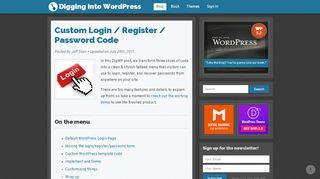 
                            9. Custom Login / Register / Password Code | Digging Into ...