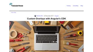 
                            6. Custom Overlays with Angular's CDK by thoughtram