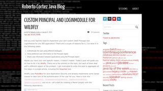 
                            7. Custom Principal and LoginModule for Wildfly | Roberto ...