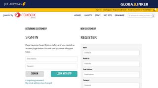 
                            3. Custom Product store | Jet Airways GlobalLinker