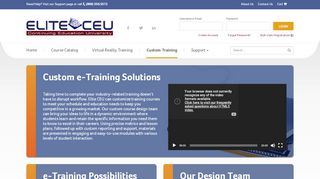 
                            4. Custom Training - EliteCEU Continuing Education University