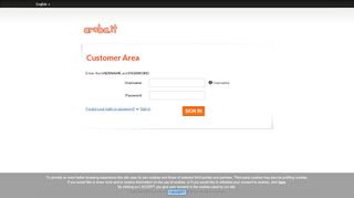 
                            7. Customer Area - Aruba.it