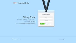 
                            3. Customer Billing Portal - NewVoiceMedia