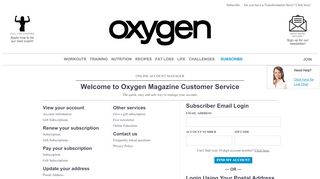 
                            8. Customer Care | Oxygen - Subscribe to Oxygen - Oxygen Magazine