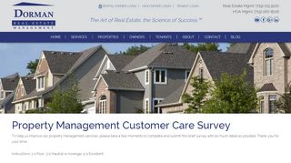 
                            9. Customer Care Survey - Dorman Real Estate Management